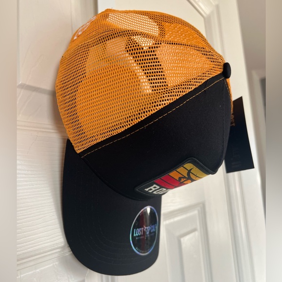 Lost Calf Rodeo Black and Orange Cap * New - Picture 3 of 7